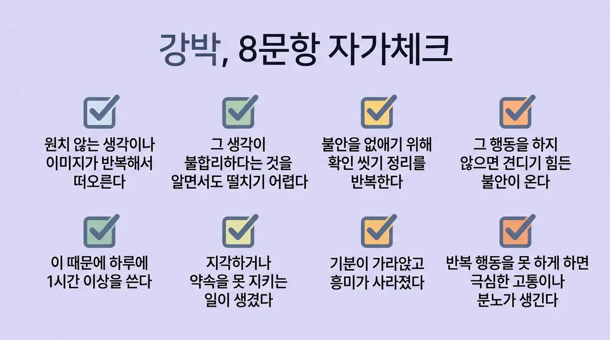 인천 송도 더율한의원 - 강박 자가진단