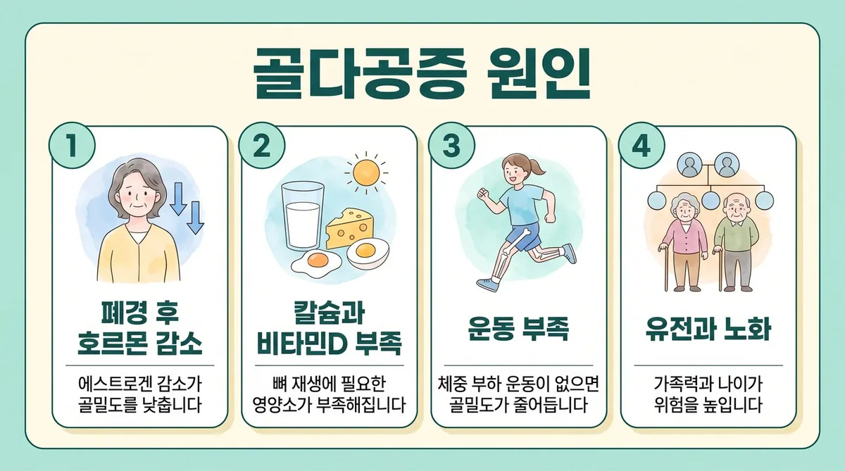 인천 송도 더율한의원 - 골다공증 원인