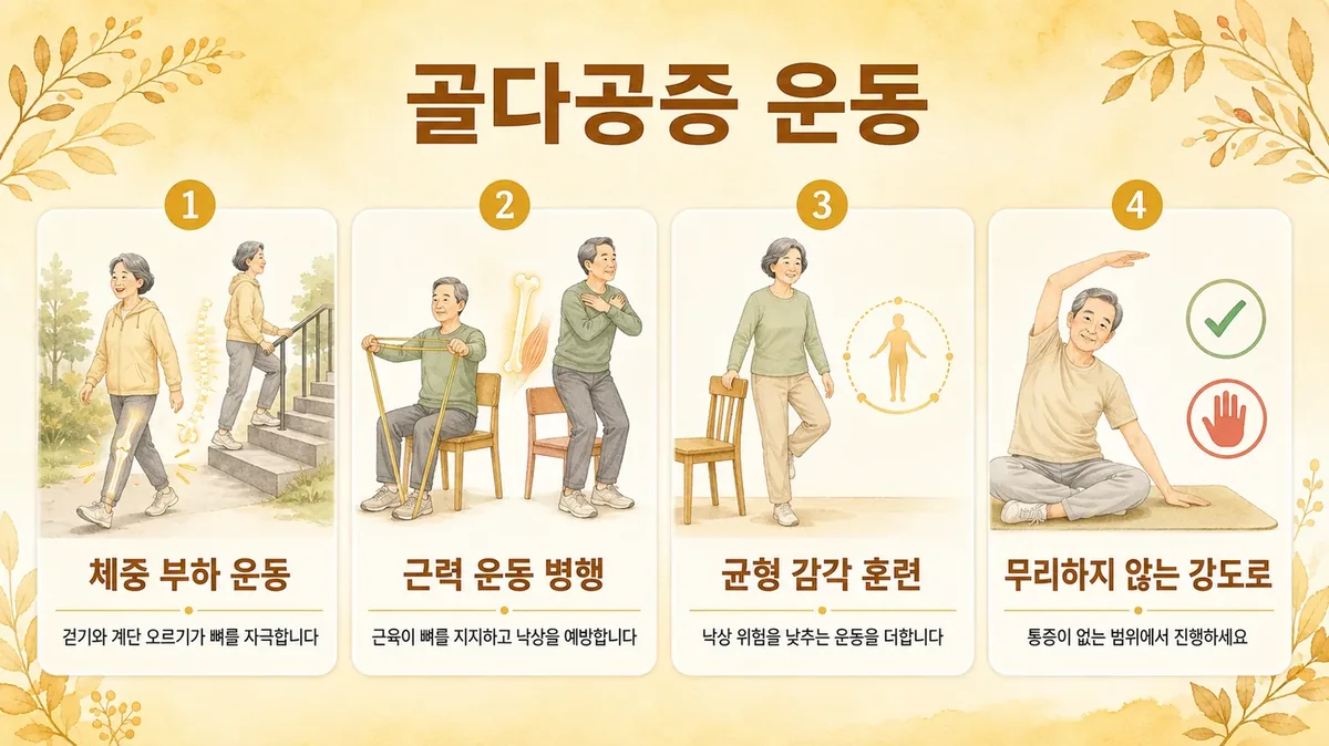 인천 송도 더율한의원 - 골다공증 운동