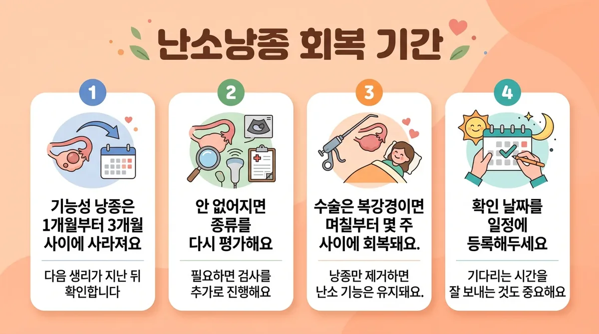 인천 송도 더율한의원 - 난소낭종 회복