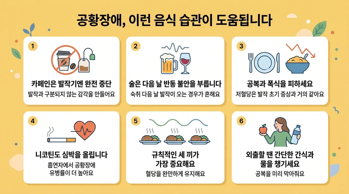 인천 송도 더율한의원 - 공황장애 음식 가이드