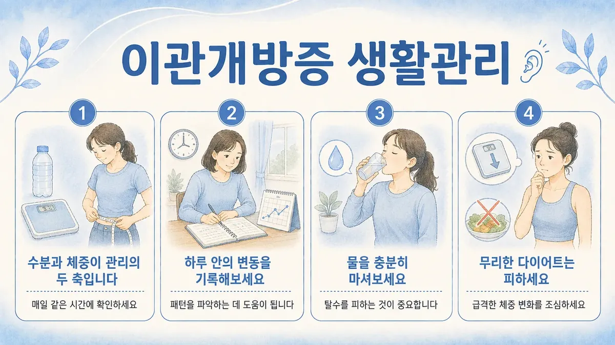 인천 송도 더율한의원 - 이관개방증 생활관리