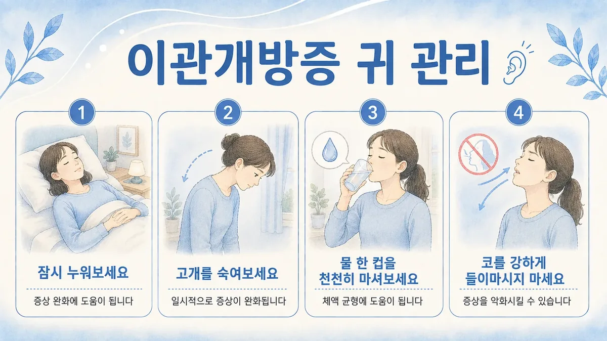 인천 송도 더율한의원 - 이관개방증 귀 관리