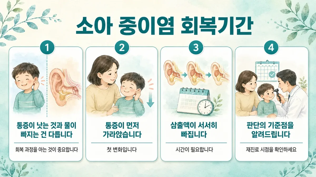 인천 송도 더율한의원 - 소아 중이염 회복