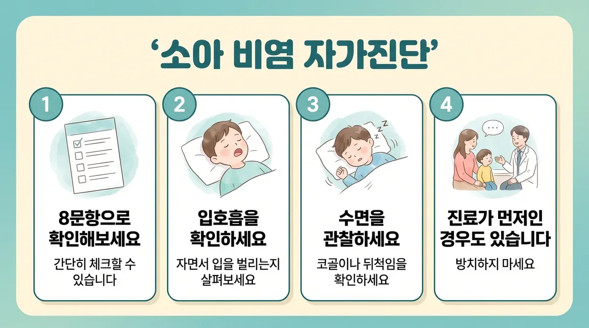 인천 송도 더율한의원 - 소아 비염 자가진단