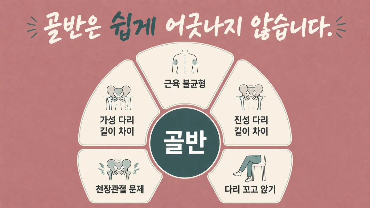 인천 송도 더율한의원 - 골반 교정 원인