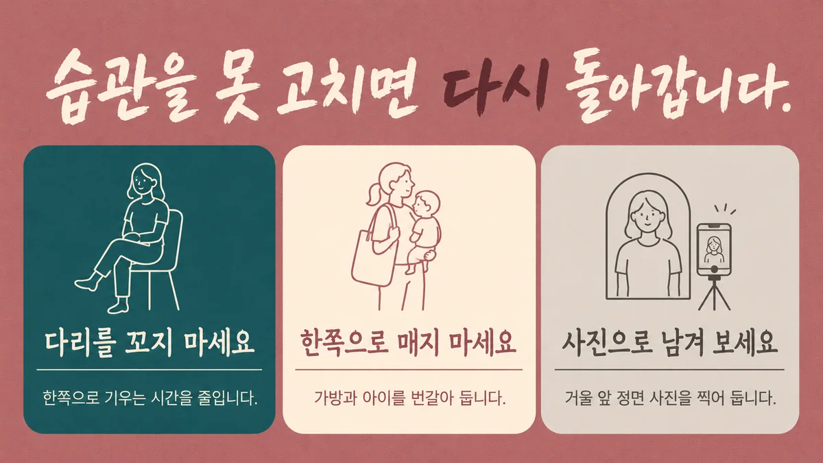 인천 송도 더율한의원 - 골반 교정 생활관리