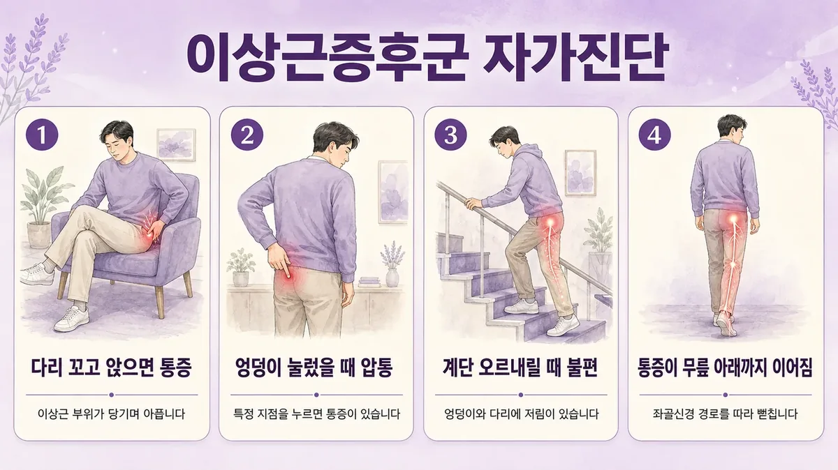 인천 송도 더율한의원 - 이상근증후군 자가진단