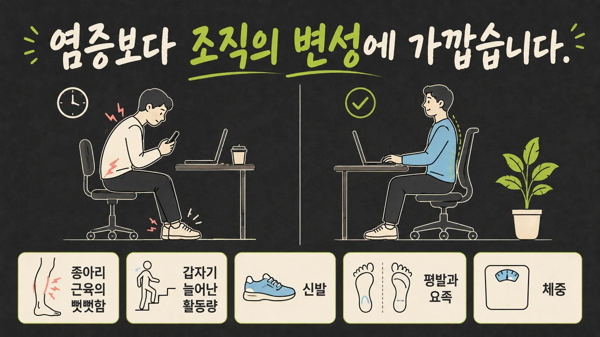 인천 송도 더율한의원 - 족저근막염 원인
