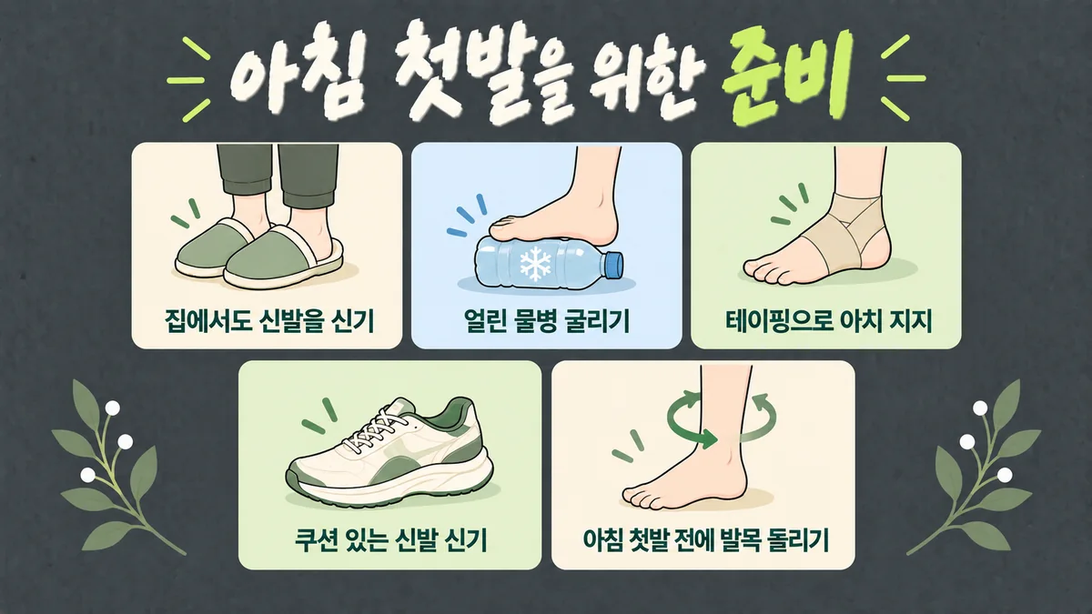 인천 송도 더율한의원 - 족저근막염 생활관리
