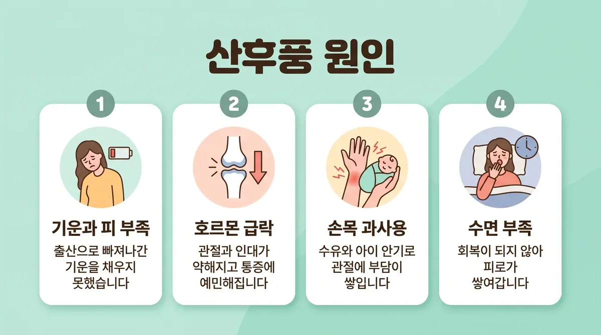 인천 송도 더율한의원 - 산후풍 원인