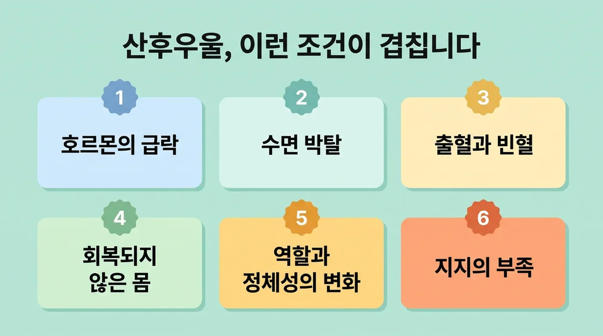 인천 송도 더율한의원 - 산후우울 원인