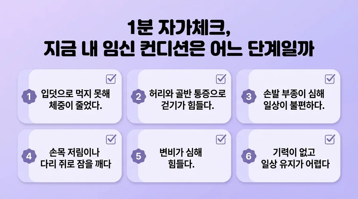 인천 송도 더율한의원 - 임신 중 관리 자가진단