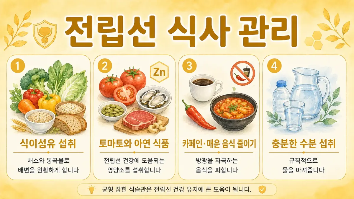 인천 송도 더율한의원 - 전립선 건강 음식 가이드