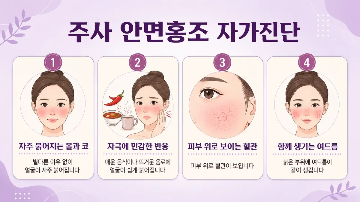 인천 송도 더율한의원 - 주사·안면홍조 자가진단