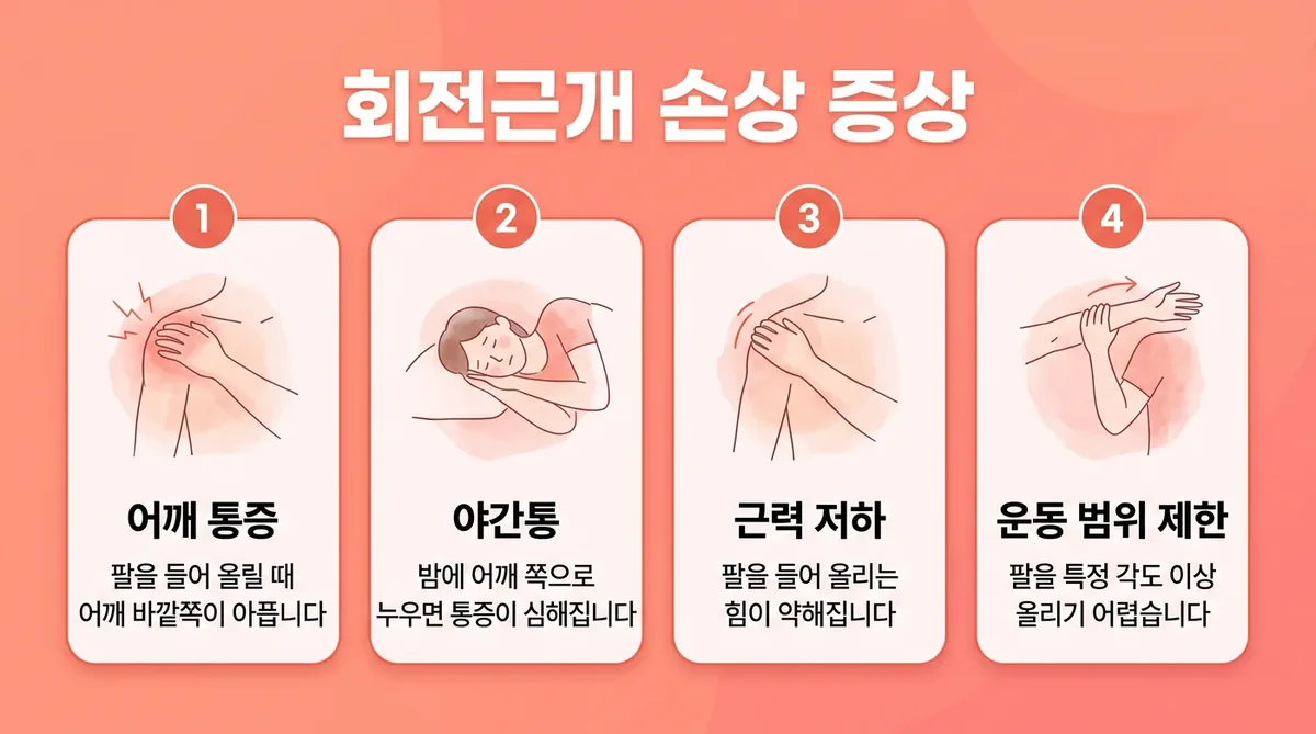 인천 송도 더율한의원 - 회전근개 손상 증상