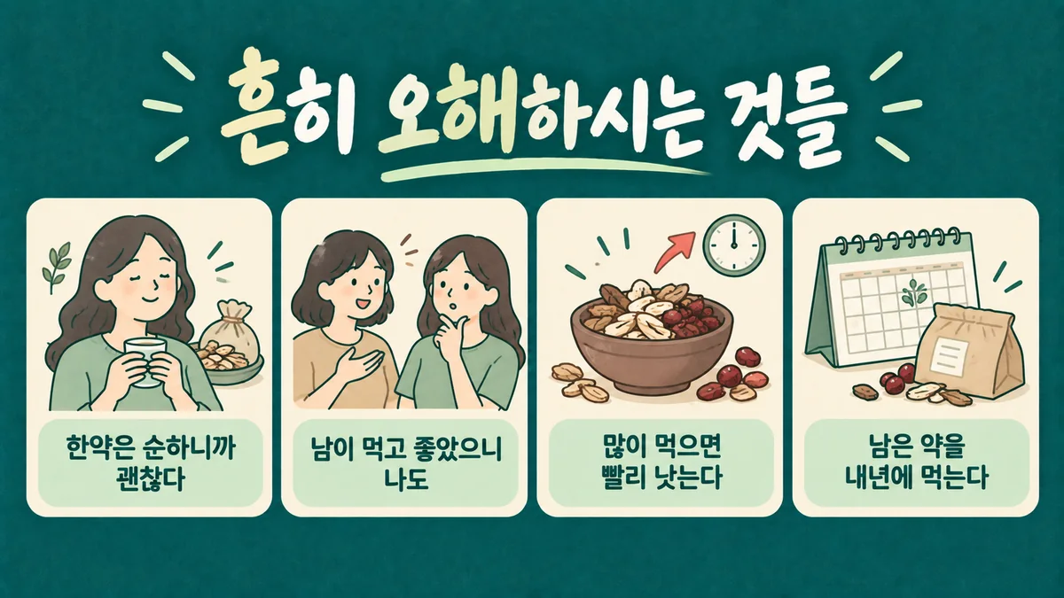 인천 송도 더율한의원 - 생맥산 주의사항