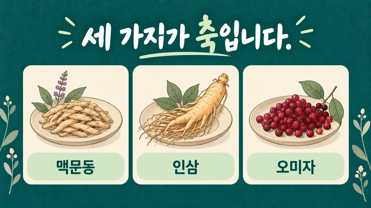 인천 송도 더율한의원 - 생맥산 약재