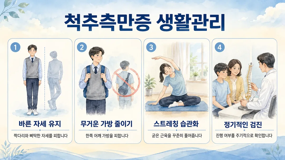 인천 송도 더율한의원 - 척추측만증 생활관리