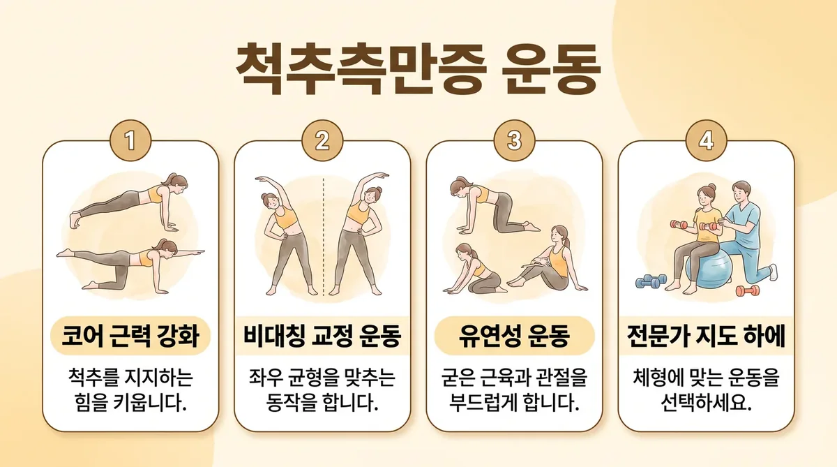 인천 송도 더율한의원 - 척추측만증 운동