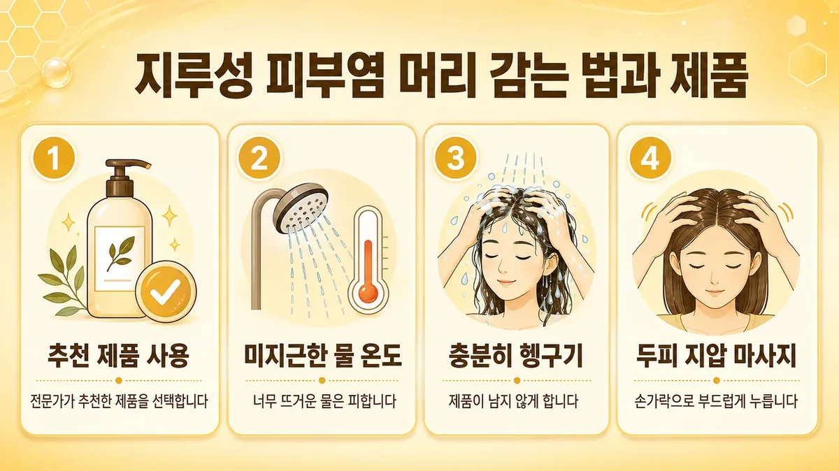 인천 송도 더율한의원 - 지루성 피부염 세정 관리