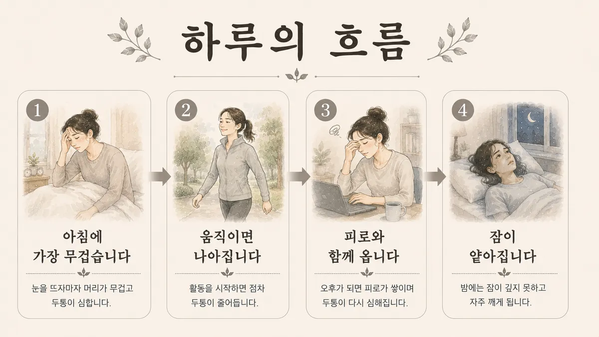 인천 송도 더율한의원 - 노인성 두통 증상