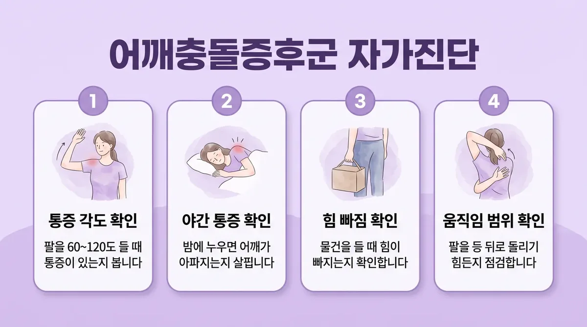 인천 송도 더율한의원 - 어깨충돌증후군 자가진단