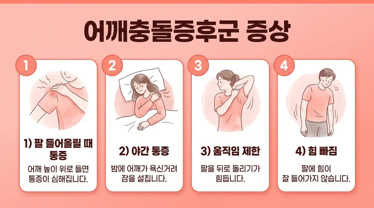 인천 송도 더율한의원 - 어깨충돌증후군 증상