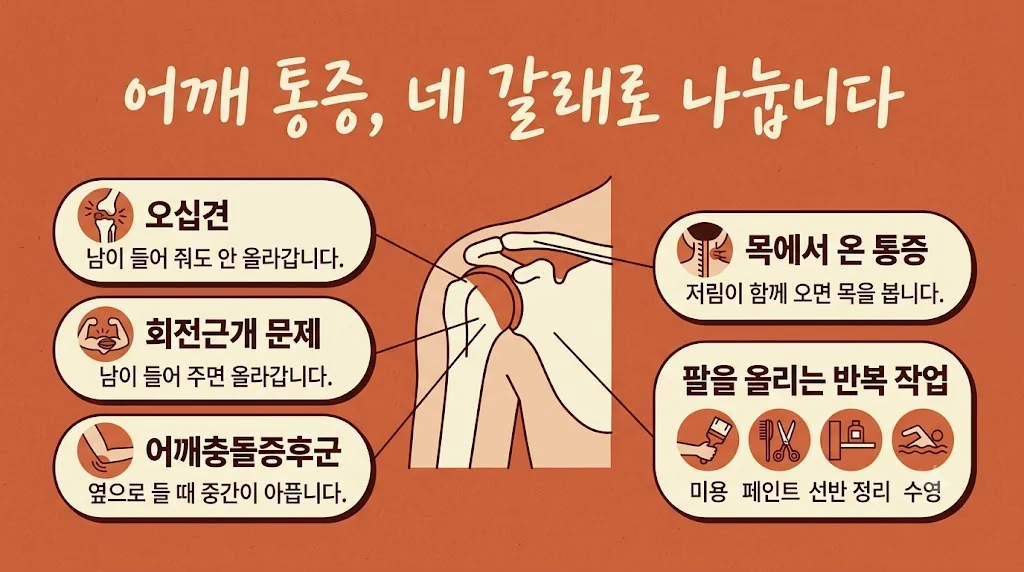 인천 송도 더율한의원 - 어깨 통증 원인