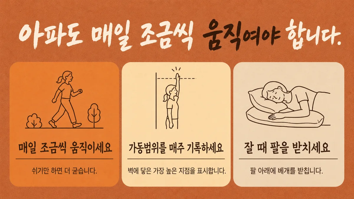 인천 송도 더율한의원 - 어깨 통증 생활관리