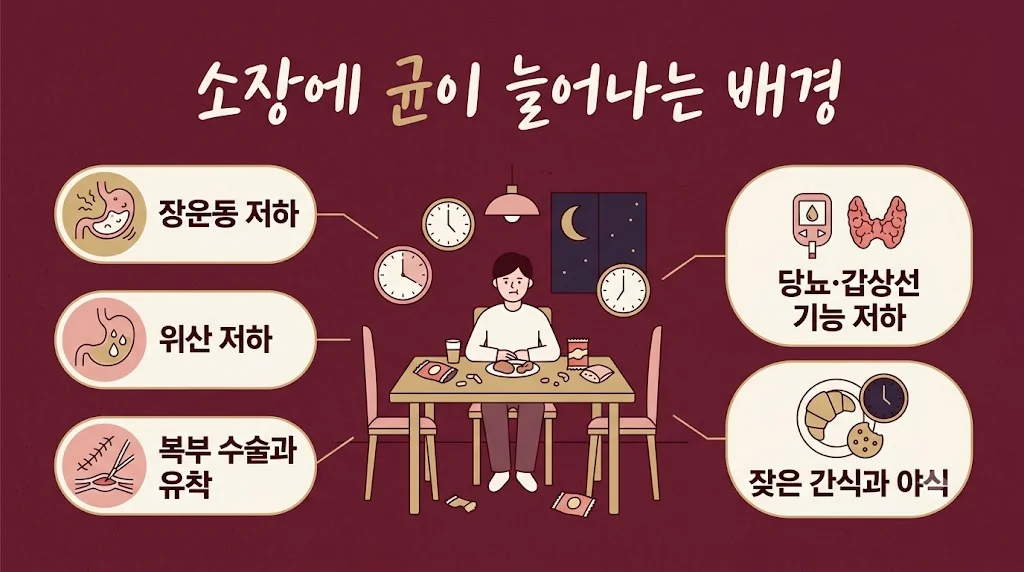 인천 송도 더율한의원 - 소장세균과증식 원인