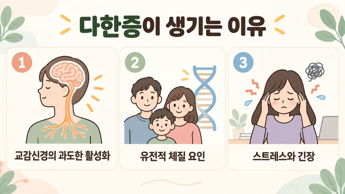 시흥한의원 손발 다한증 원인 - 긴장하면 납니다·신경 쓸수록 늡니다·몸에 열이 찹니다