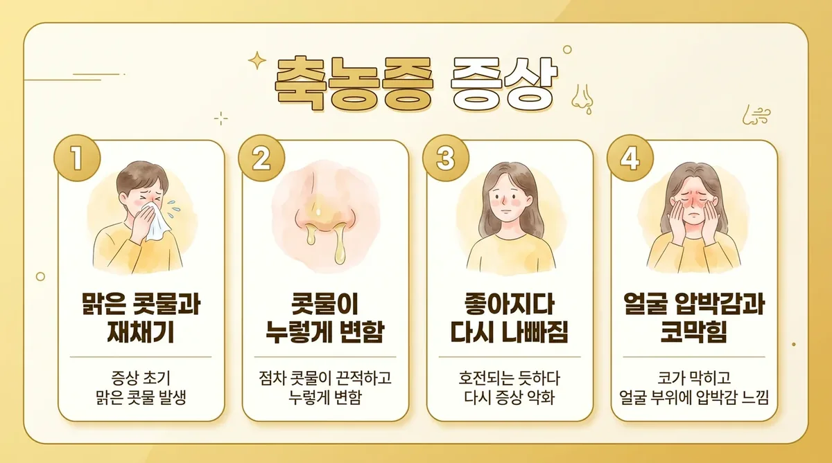 인천 송도 더율한의원 - 축농증 증상