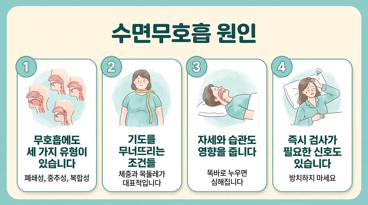 인천 송도 더율한의원 - 수면무호흡 원인