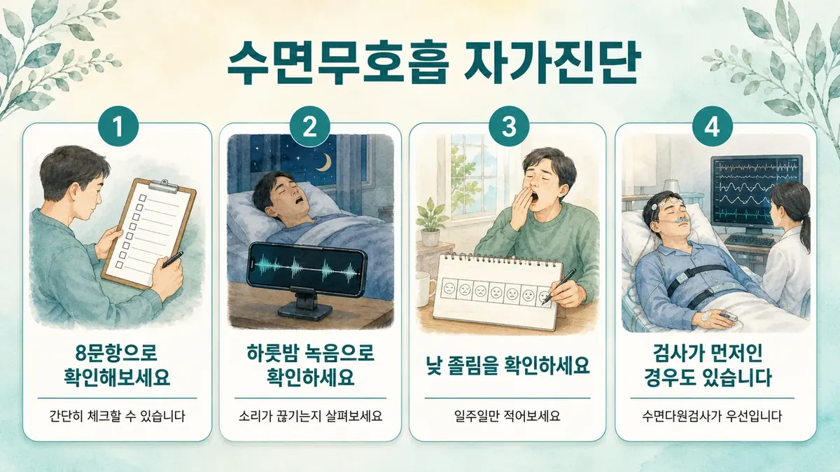 인천 송도 더율한의원 - 수면무호흡 자가진단