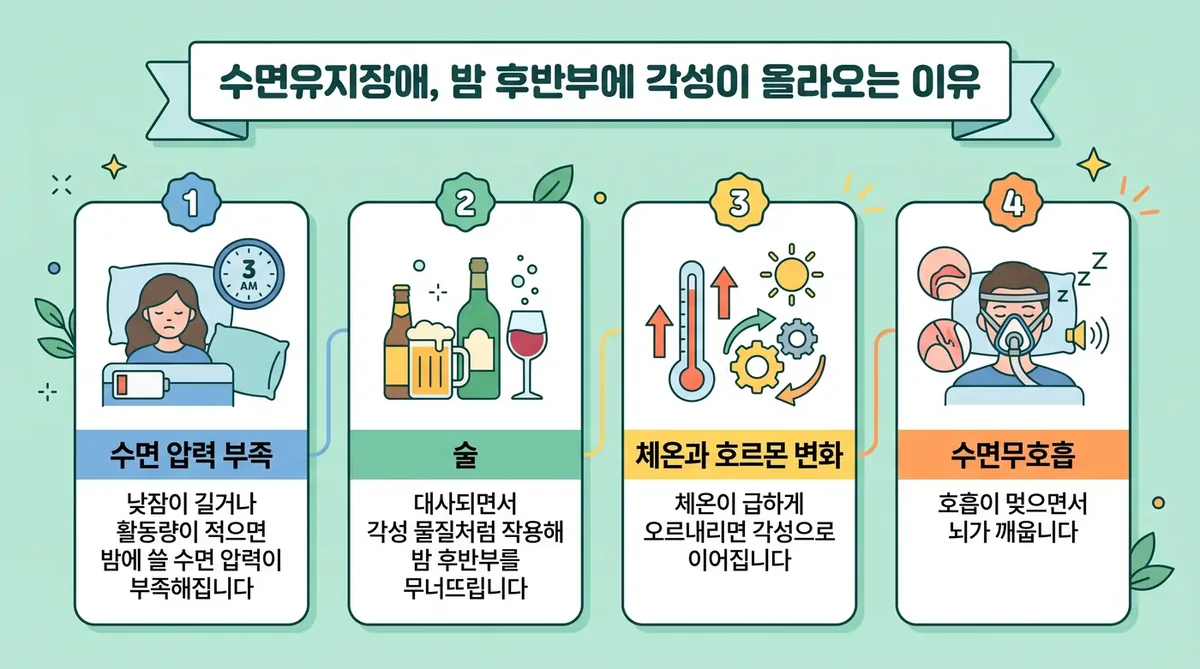 인천 송도 더율한의원 - 수면유지 장애 원인
