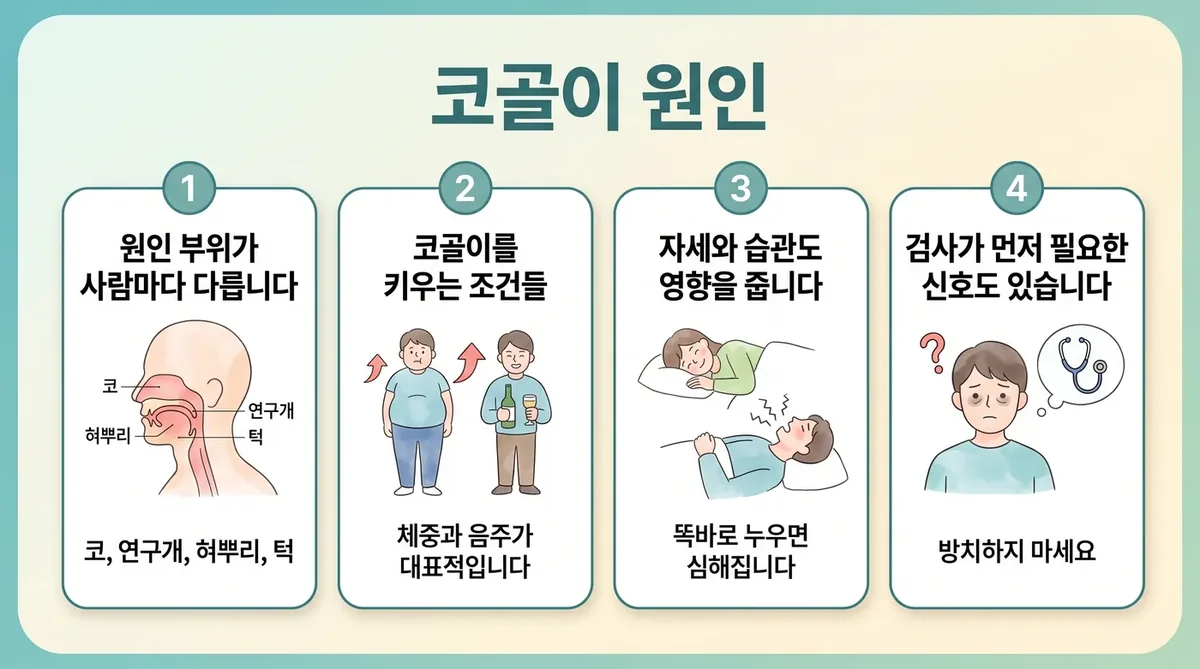 인천 송도 더율한의원 - 코골이 원인