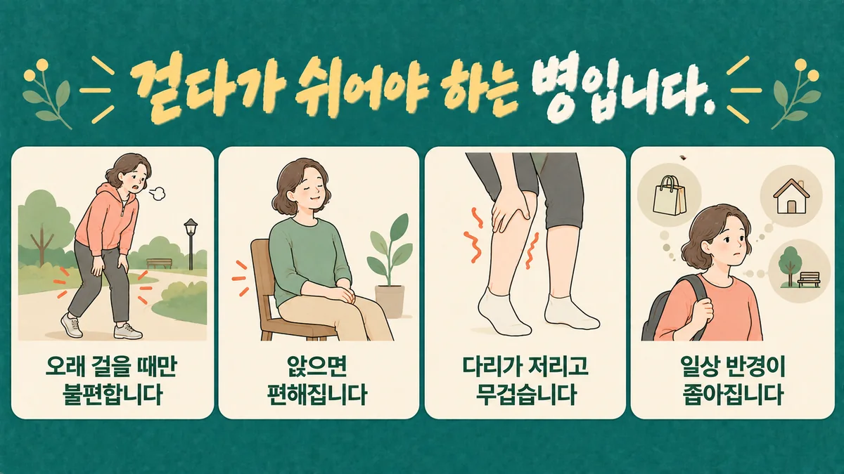 인천 송도 더율한의원 - 척추관협착증 증상
