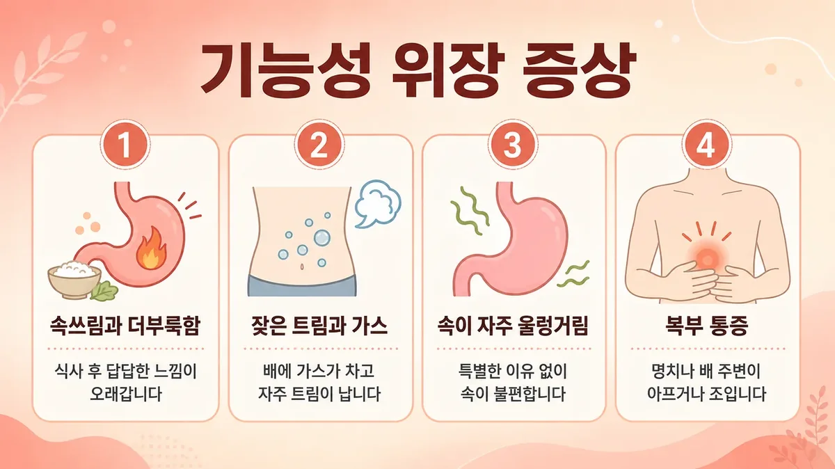 인천 송도 더율한의원 - 스트레스성 위장 증상