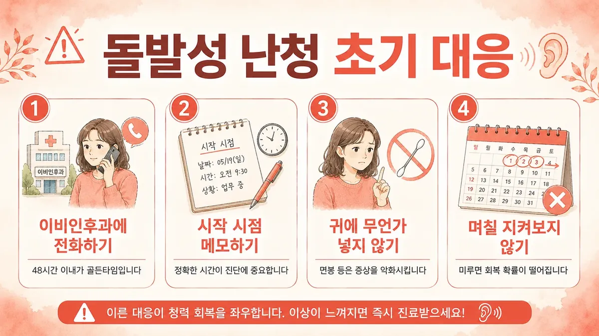 인천 송도 더율한의원 - 돌발성 난청 초기 대응