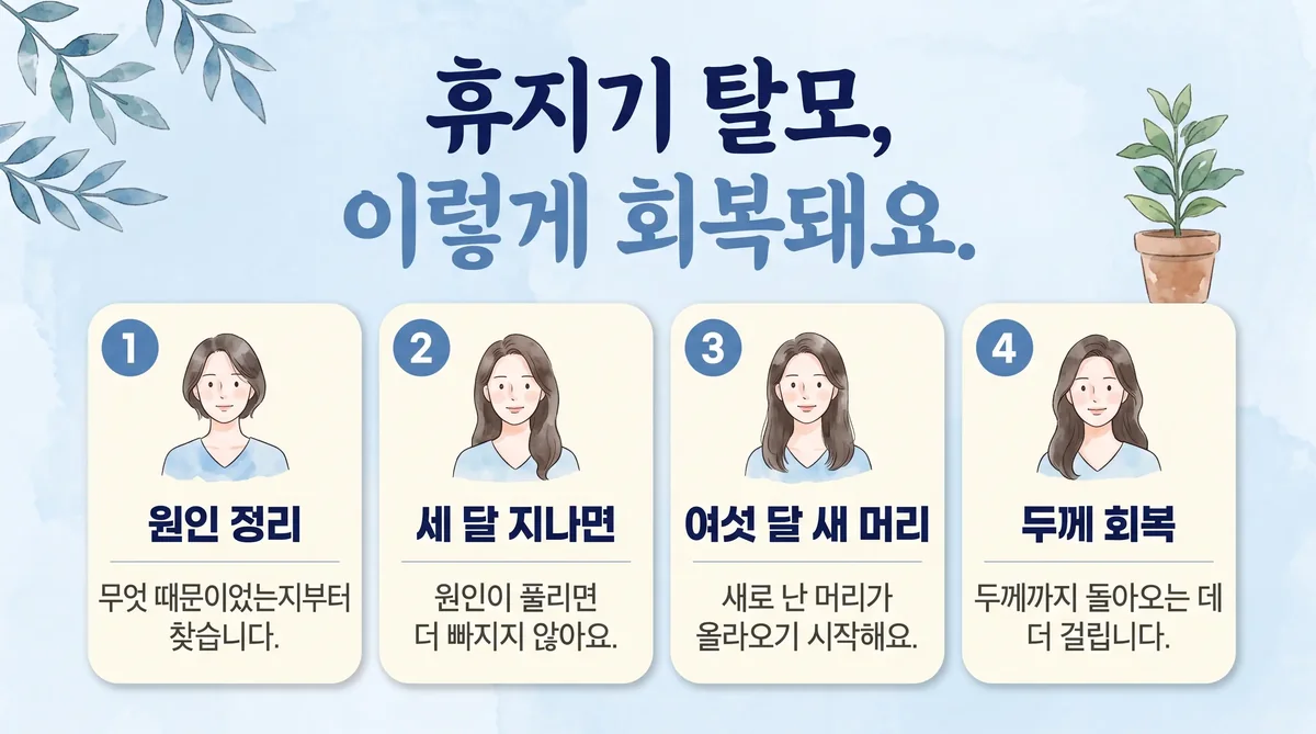 인천 송도 더율한의원 - 휴지기 탈모 회복