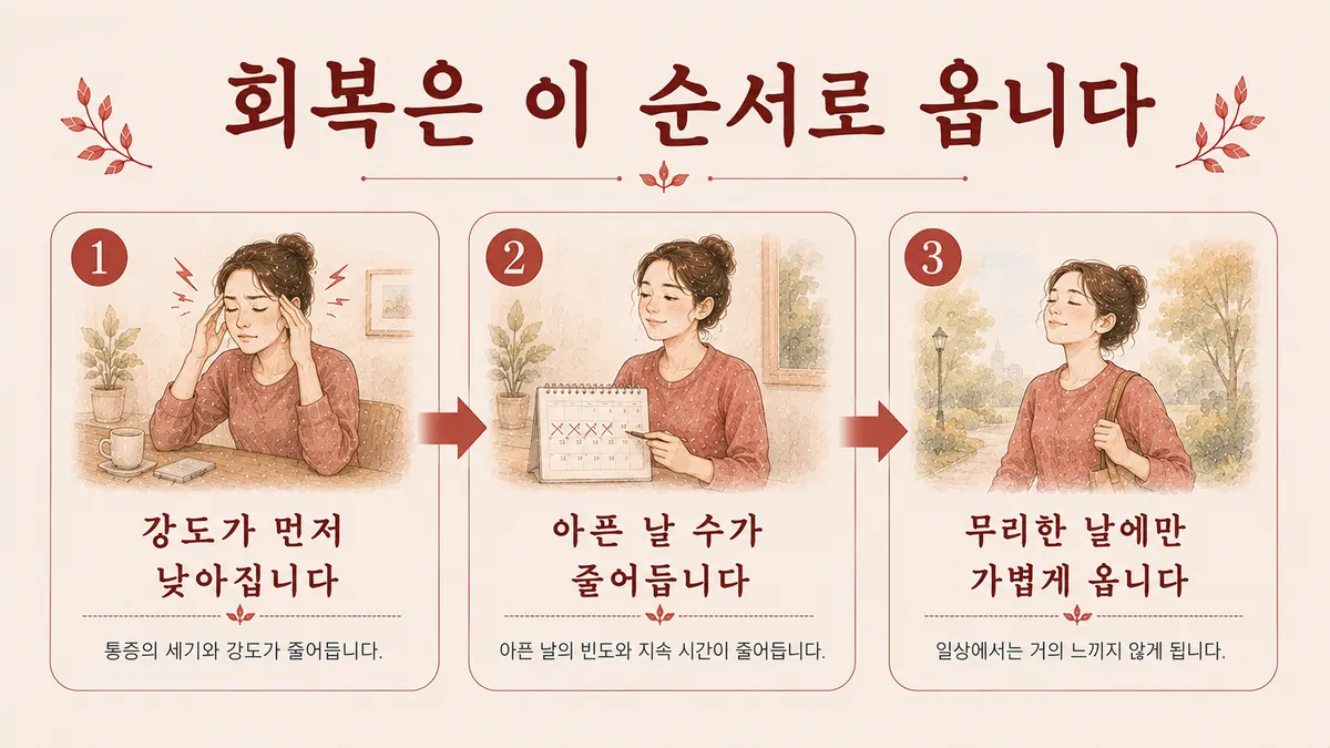 인천 송도 더율한의원 - 긴장성 두통 회복기간