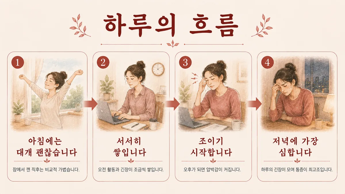 인천 송도 더율한의원 - 긴장성 두통 증상