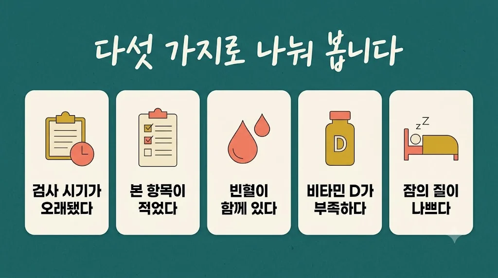 인천 송도 더율한의원 - 수치는 정상인데 힘들 때 원인