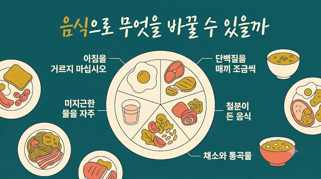 인천 송도 더율한의원 - 수치는 정상인데 힘들 때 음식