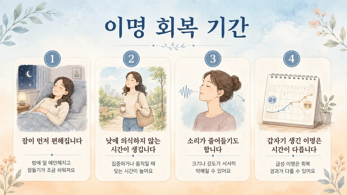인천 송도 더율한의원 - 이명 회복