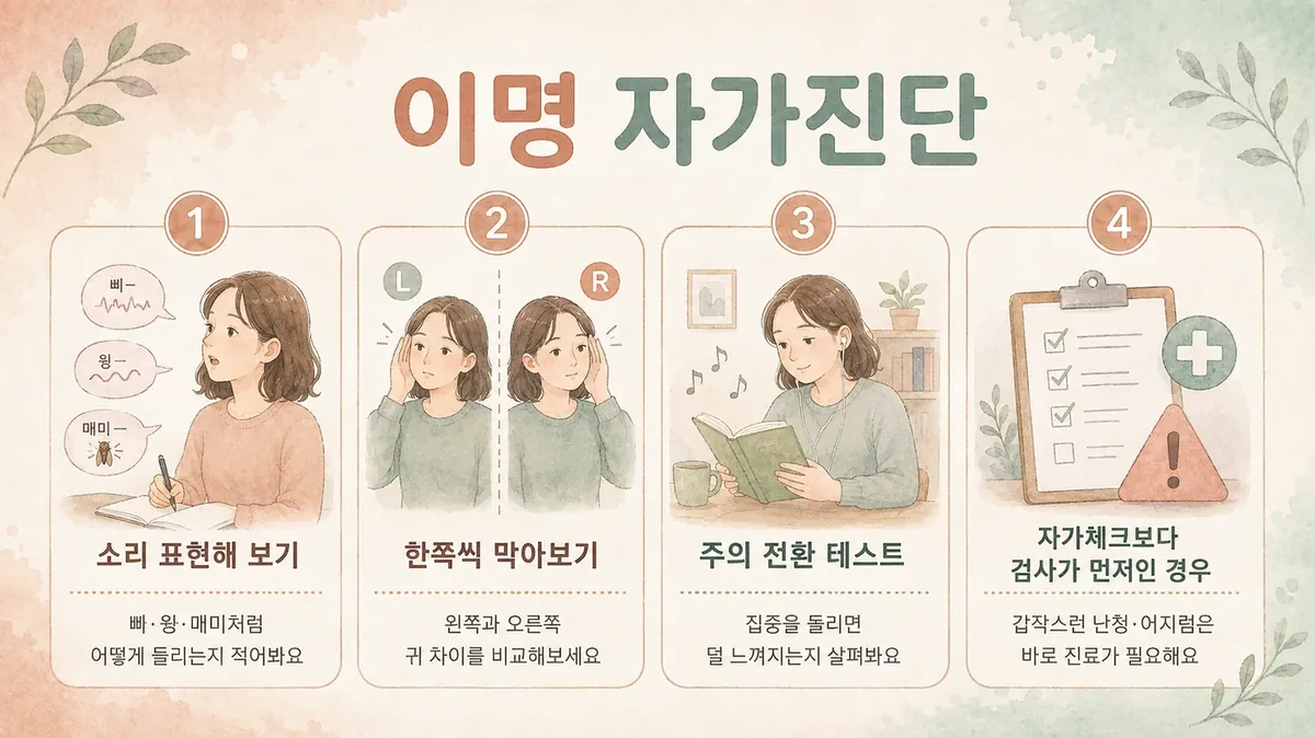 인천 송도 더율한의원 - 이명 자가진단