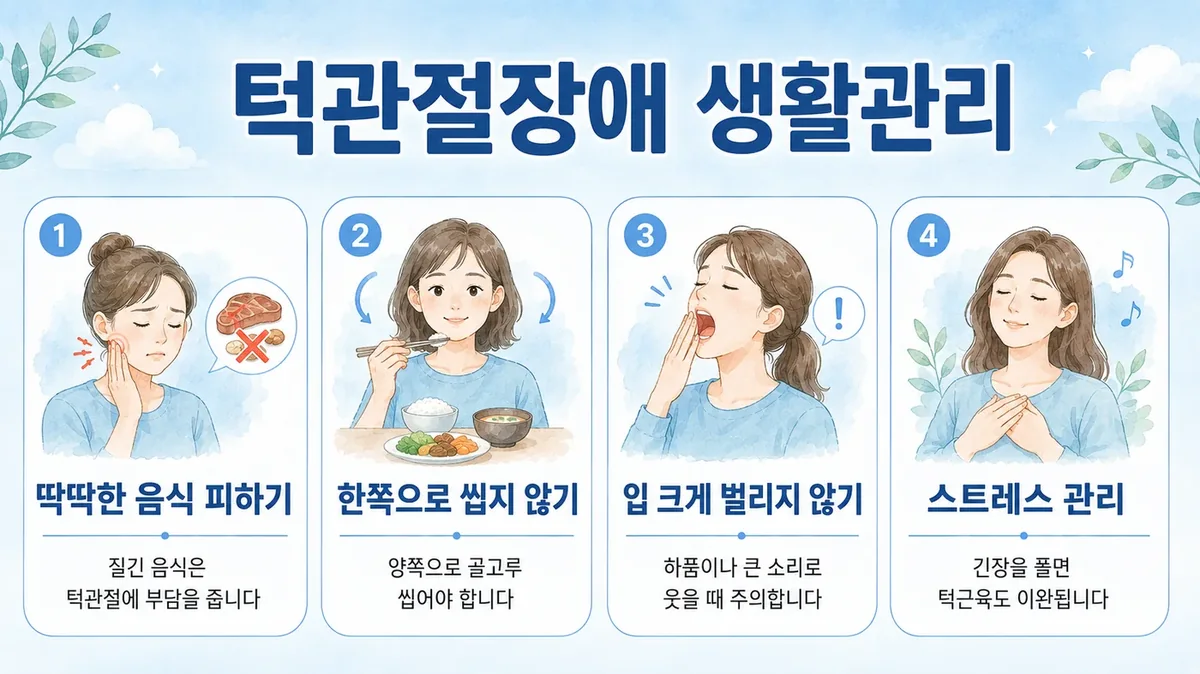 인천 송도 더율한의원 - 턱관절장애 생활관리