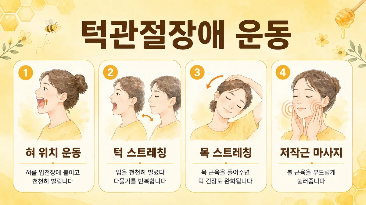 인천 송도 더율한의원 - 턱관절장애 운동