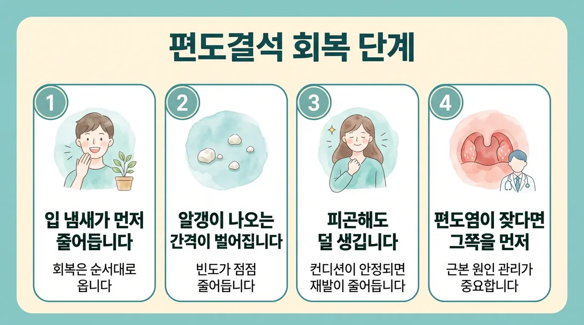 인천 송도 더율한의원 - 편도결석 회복